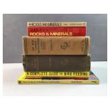 Books focusing on geology and gardening