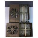 Libby hostess glassware 2 sets of 8 glasses