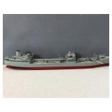 1/400 scale model of a T-2 class oil tanker by