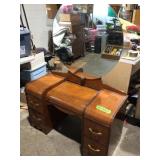 Vintage waterfall vanity