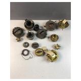 Brass/metal oil lamp burners and parts
