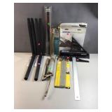 Plastic hose heads, greaser, rulers, magnetic