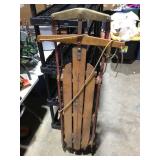 Flexible Flyer super steering metal & wood