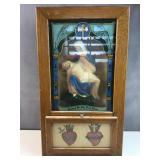 antique Catholic shadowbox