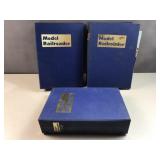 (3) vintage Model Railroader magazines