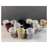 (13) truck lines advertising mugs