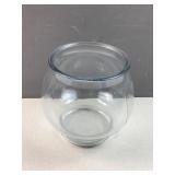 Glass fishbowl