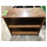 Wood shelf with wheels