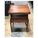 Wooden top side table