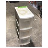 3 drawer sterilite storage