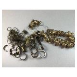 Curtain ring clips