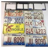 Variety of License Plates & frames
