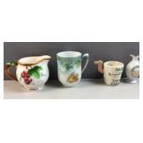 (4) ceramic / porceilin knick knacks