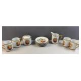 Tea time service set w creamer & sugar