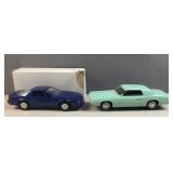 (2) VINTAGE MODEL CARS