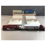 (4) Winross collectible semi in original box