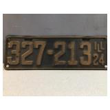 1924 Illinois license plate