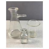 Science lab glass salvage items