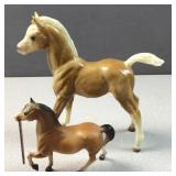 (2) Bryers Horse figures