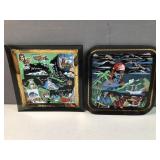 Pirate art trays / decor
