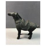 Cast Iron folk art deco sculpture