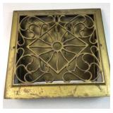 Vintage gravity fed furnace vent