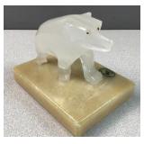 Stone animal figure