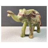 Polished stone elephant