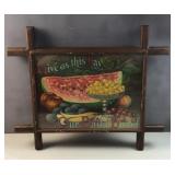 Vintage Give Us this Day framed art
