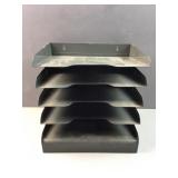 vintage heavy metal paper organizer