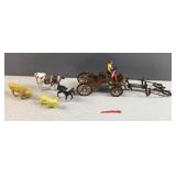 Vintage western play set