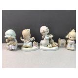 (4) Precious Moments figures