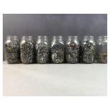 Hardware screw & things in glass jars