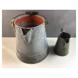 primitive coffee / water pitchers
