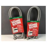 (2) new washing machine hoses