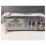 heated towel shelf new in box