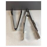 (3) sets of stainless tongs