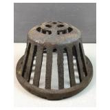 Vintage cast iron water drain cover