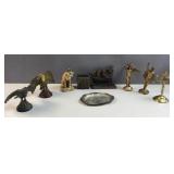 Metal figures, animals and things