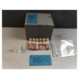 Science supply test strips in tubes