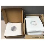Quantity of 45 rpm record sleeves