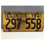 1941 Illinois license plate