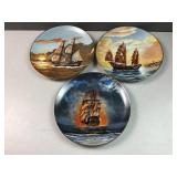 (3) ships of the sea plates