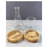 high School Science room glass salvage