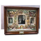 Family memoir shadow box art