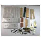 Cribbage boards, pegs, patterns & drill bits