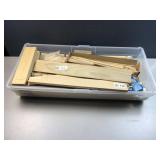 model railroad design wood pieces / scale lumber