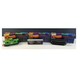 (3) Round House HO train rail cars brands
