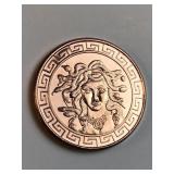 Medusa design 1 oz .999 copper round