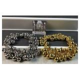 QVC Vicenza sterling silver plated bracelets gold